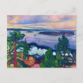 Carte Postale Edvard Munch - Fumée de train (Devant)