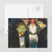 Carte Postale Edvard Munch - Jealousy (Devant / Derrière)