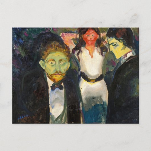 Carte Postale Edvard Munch - Jealousy (Devant)