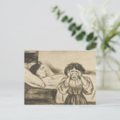 Carte Postale Edvard Munch - La mère morte et son enfant (Debout devant)