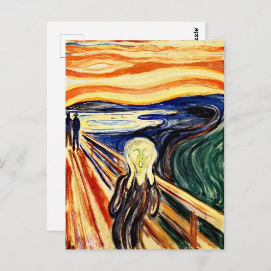 Carte Postale Edvard Munch Le Cri (Devant / Derrière)