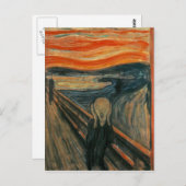 Carte Postale Edvard Munch - Le cri (Devant / Derrière)