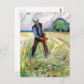 Carte Postale Edvard Munch Le Haymaker (Devant / Derrière)