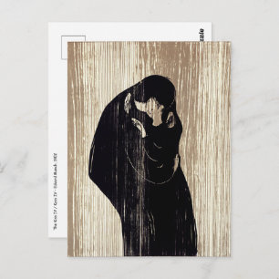 Carte Postale Edvard Munch - Le Kiss IV
