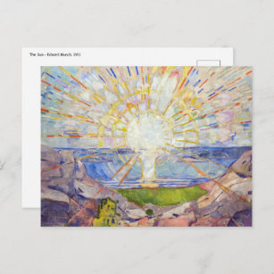 Carte Postale Edvard Munch - Le Soleil 1911