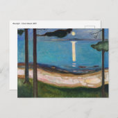 Carte Postale Edvard Munch - Lune (Devant / Derrière)