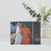 Carte Postale Edvard Munch - Rouge et Blanc (Debout devant)