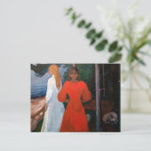 Carte Postale Edvard Munch - Rouge et Blanc (Debout devant)