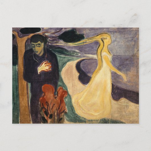 Carte Postale Edvard Munch - Séparation (Devant)
