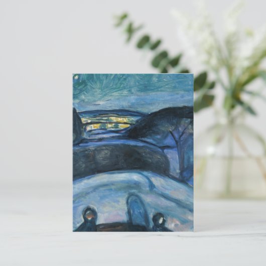 Carte Postale Edvard Munch - Starry Night (Debout devant)