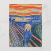Carte Postale Edvard Munch - The Scream 1895 (Devant)