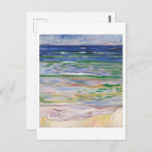 Carte postale Edvard Munch Vue Mer (Devant / Derrière)