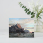 Carte Postale Edvard Skari Vue de Vaagekallen Lofoten Norvège (Debout devant)