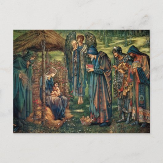 Carte Postale Edward Burne-Jones : Étoile de Bethléem (Devant)