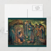 Carte Postale Edward Burne-Jones : Étoile de Bethléem (Devant / Derrière)