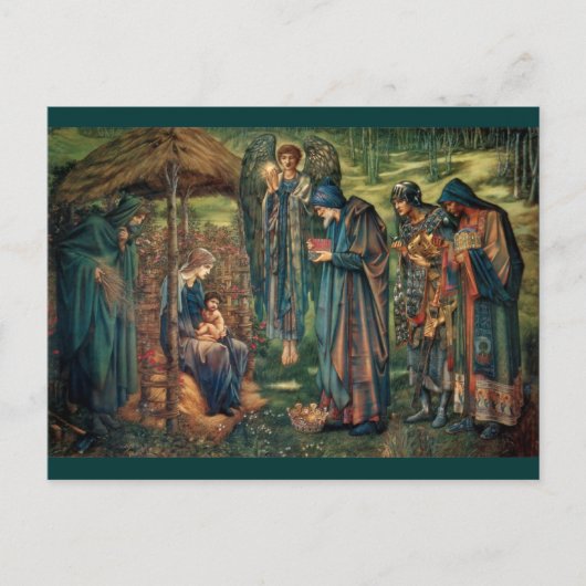 Carte Postale Edward Burne-Jones : Étoile de Bethléem (Devant)