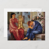 Carte Postale Edward Burne-Jones - La complainte (Devant / Derrière)