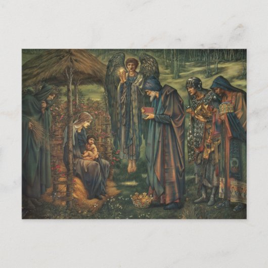 Carte Postale Edward Burne-Jones - L'étoile de Bethléem (Devant)