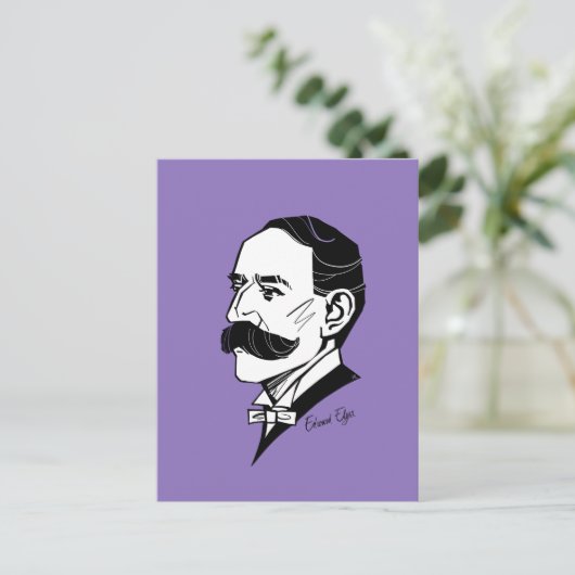 Carte Postale Edward Elgar (Debout devant)