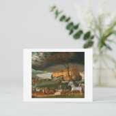 Carte Postale Edward Hicks - Arche de Noé (Debout devant)