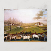 Carte Postale Edward Hicks - Une vue estivale indienne de la fer (Devant)