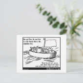 Carte Postale Edward Lear et The Jumblies (Debout devant)