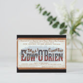 Carte Postale Edward O'Brien Clipper voilier 1900 (Debout devant)