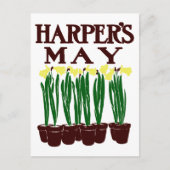 Carte Postale Edward Penfield Daffodils de Harper en 1899 (Devant)
