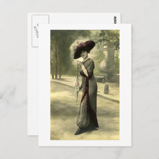Carte Postale Edwardian Lady (Devant / Derrière)