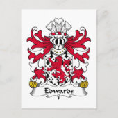 Carte Postale Edwards Family Crest (Devant)