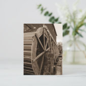 Carte Postale Edwards Water Wheel Sepia (Debout devant)