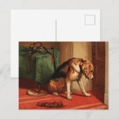 Carte Postale Edwin Henry Landseer | Suspense (1877) (Devant / Derrière)