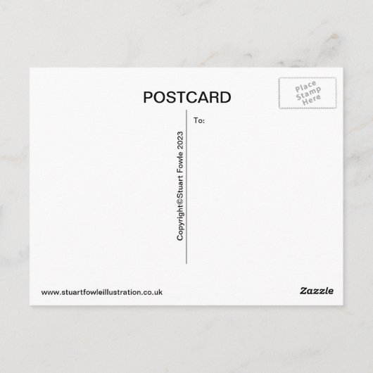 Carte Postale EE Lightning - 56e Escadron RAF (Dos)