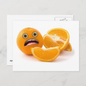 Carte Postale EEEK ! Orange Stressé (Devant / Derrière)
