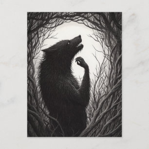 Carte Postale Eerie Werewolf