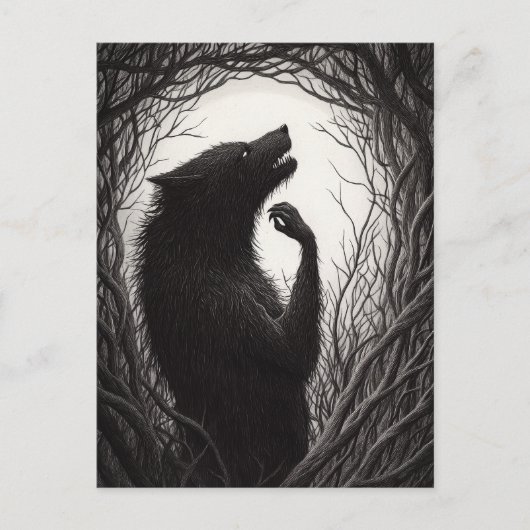 Carte Postale Eerie Werewolf (Devant)