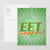 CARTE POSTALE EET - LOGO DE LA COMMISSION DES CIRCUITS TECHNIQUE (Devant / Derrière)