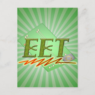 CARTE POSTALE EET - LOGO DE LA COMMISSION DES CIRCUITS TECHNIQUE