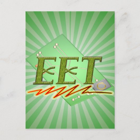 CARTE POSTALE EET - LOGO DE LA COMMISSION DES CIRCUITS TECHNIQUE (Devant)