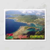 Carte Postale EFate - Erakor Island - Vue aérienne - Vanuatu - (Devant)