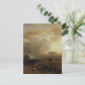 Carte Postale Effacement de l'orage dans la campagne, 1857 (Debout devant)