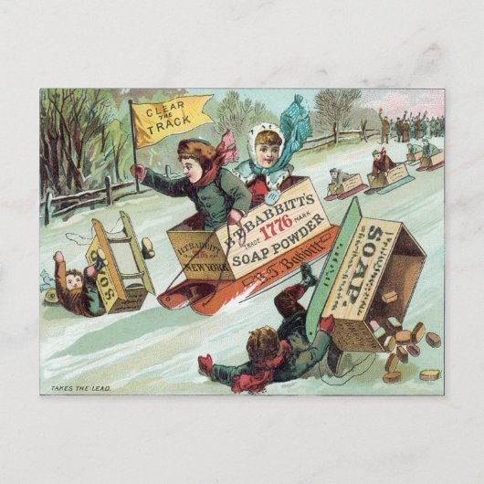 Carte Postale Effacer la piste (Devant)