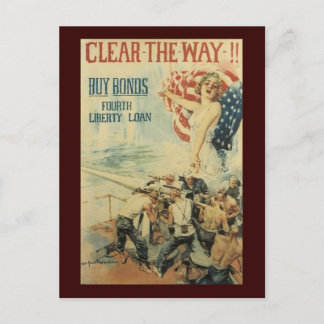 Carte Postale Effacer la voie de la Seconde Guerre mondiale
