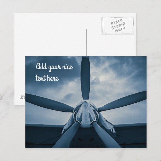 Carte Postale Effacez Prop ! (Devant / Derrière)