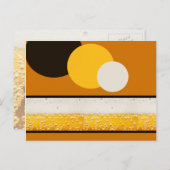 Carte Postale Effervescence de la bière (Devant / Derrière)