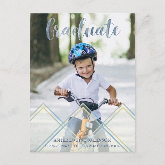 Carte Postale Effet de transparence mignon pour photo de remise (Devant)