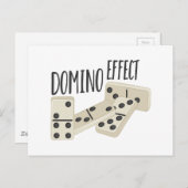 Carte Postale Effet Domino (Devant / Derrière)