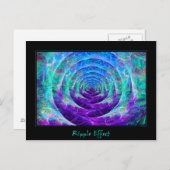 Carte Postale Effet Ripple (Devant / Derrière)