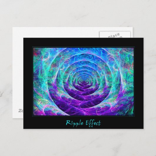 Carte Postale Effet Ripple (Devant / Derrière)