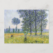 Carte Postale Effet soleil sous le Claude Monet des peupliers (Devant)